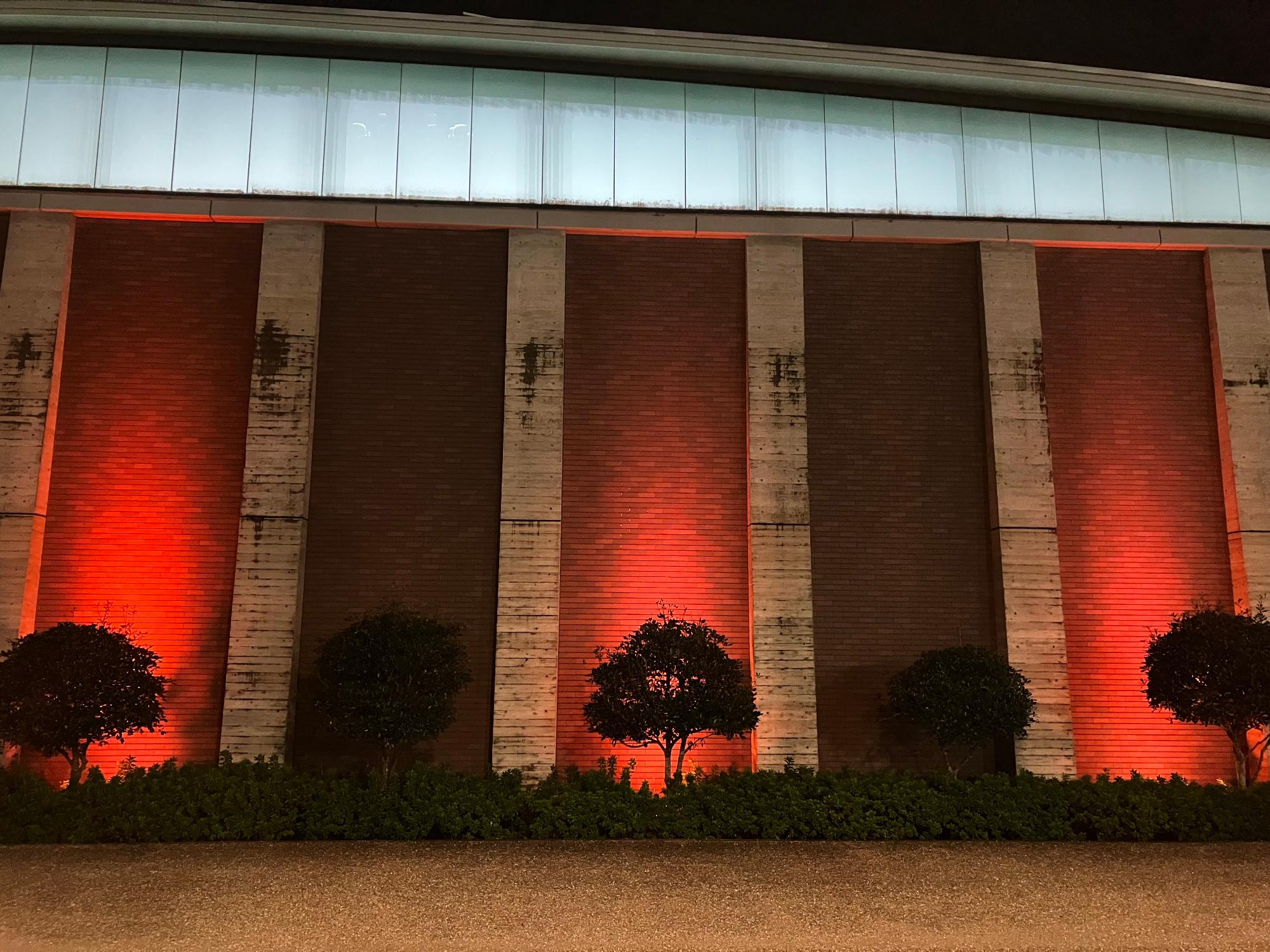 オレンジライトアップ ウェルピア