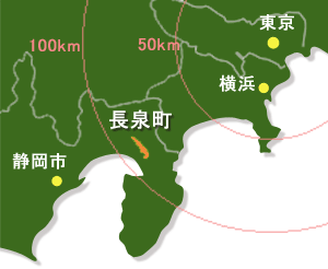 長泉町広域地図