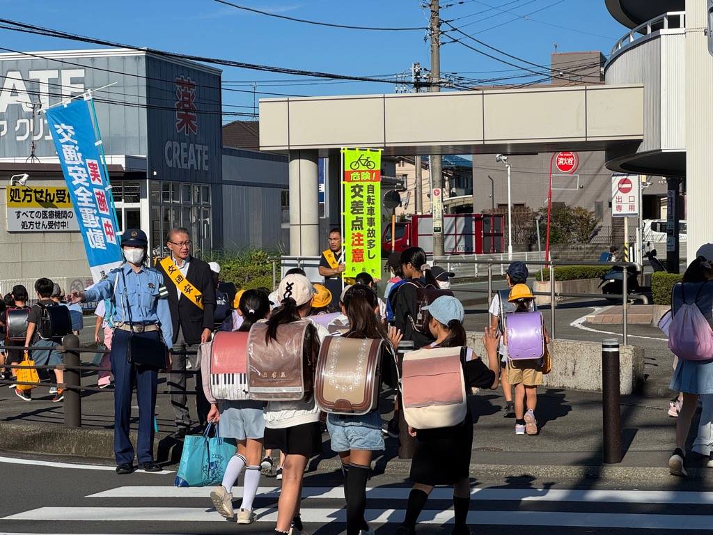 秋の交通運動街頭啓発
