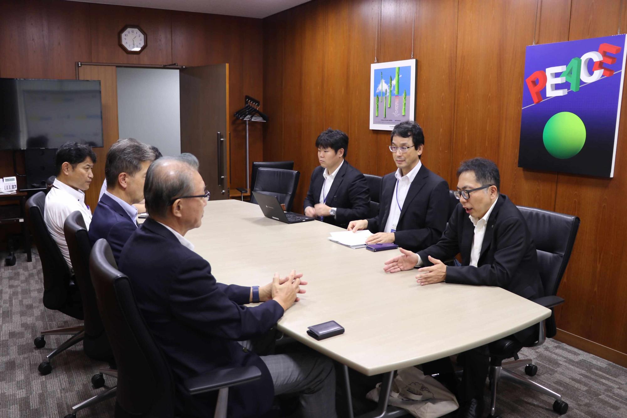 県スポーツ・文化観光部来庁