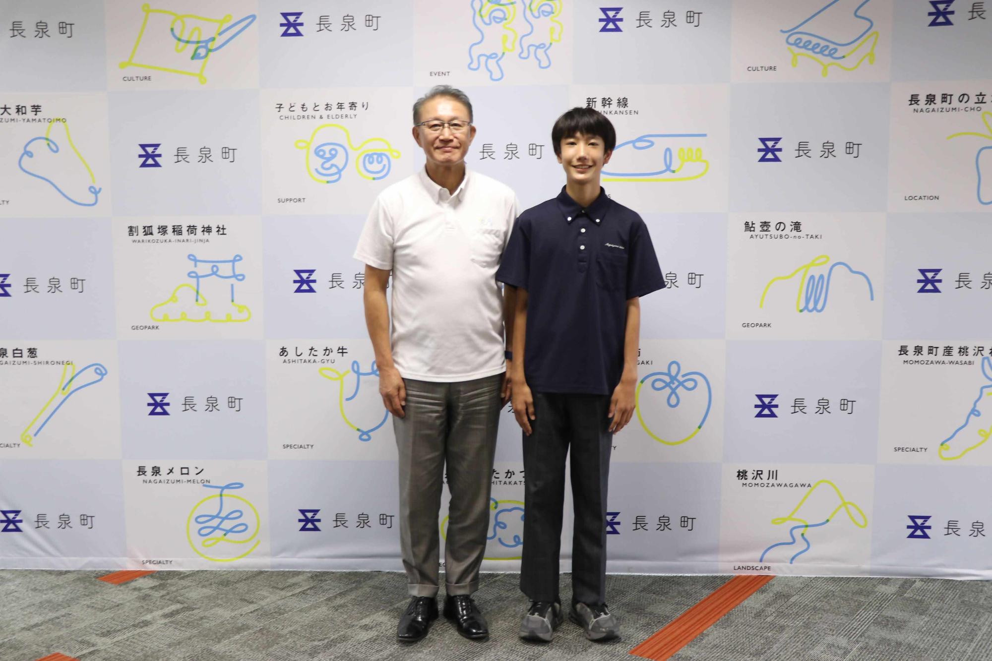 北中陸上表敬訪問2
