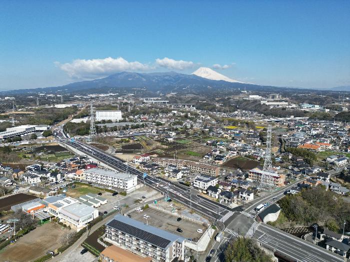 大岡元長窪線航空写真