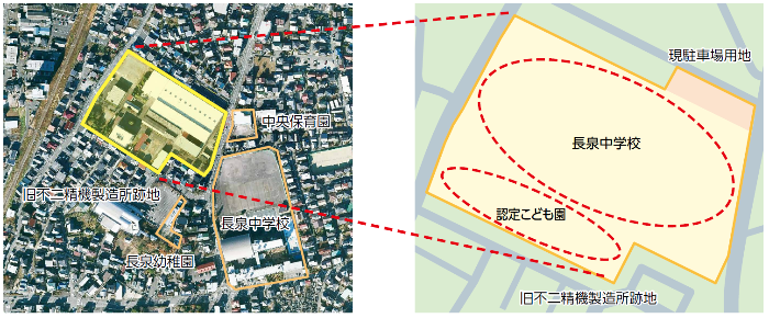 学校整備位置図