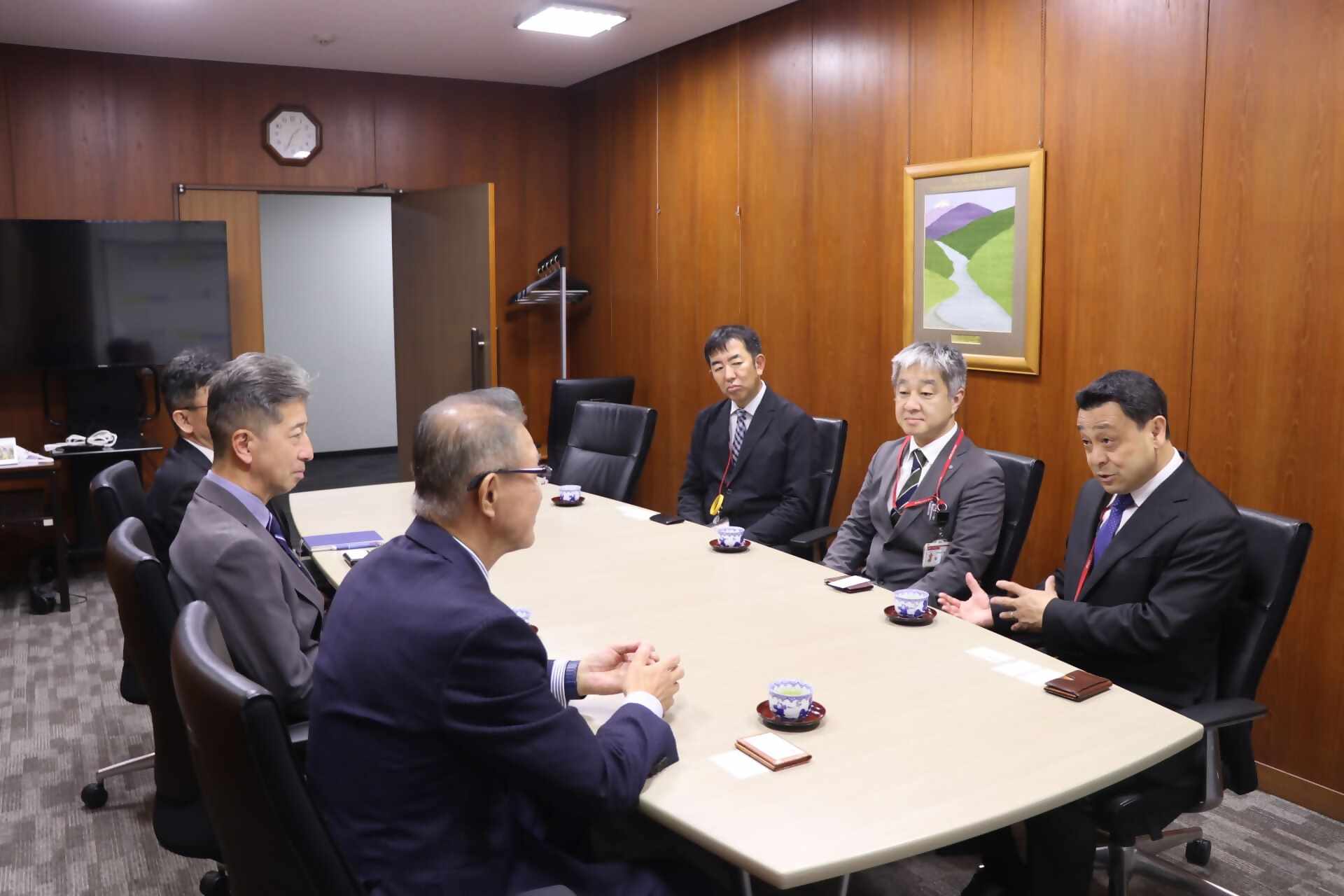 三島郵便局長来庁