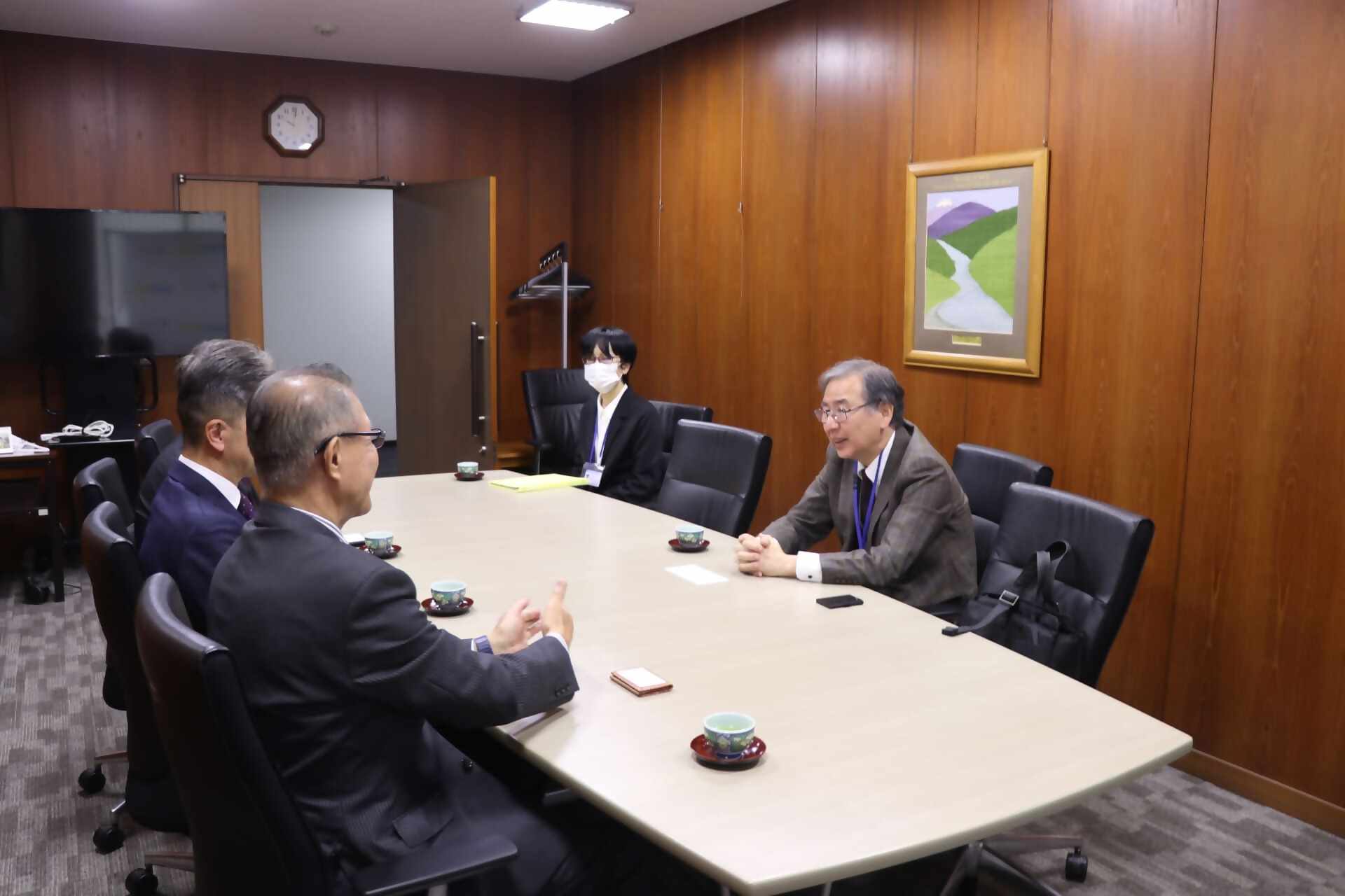 沼津高専山田校長来庁